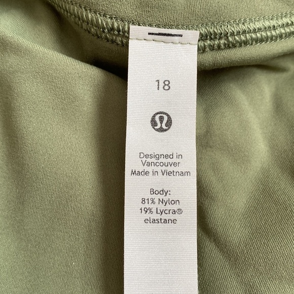Lululemon green twill align high rise leggings 25” NWT - Picture 6 of 6